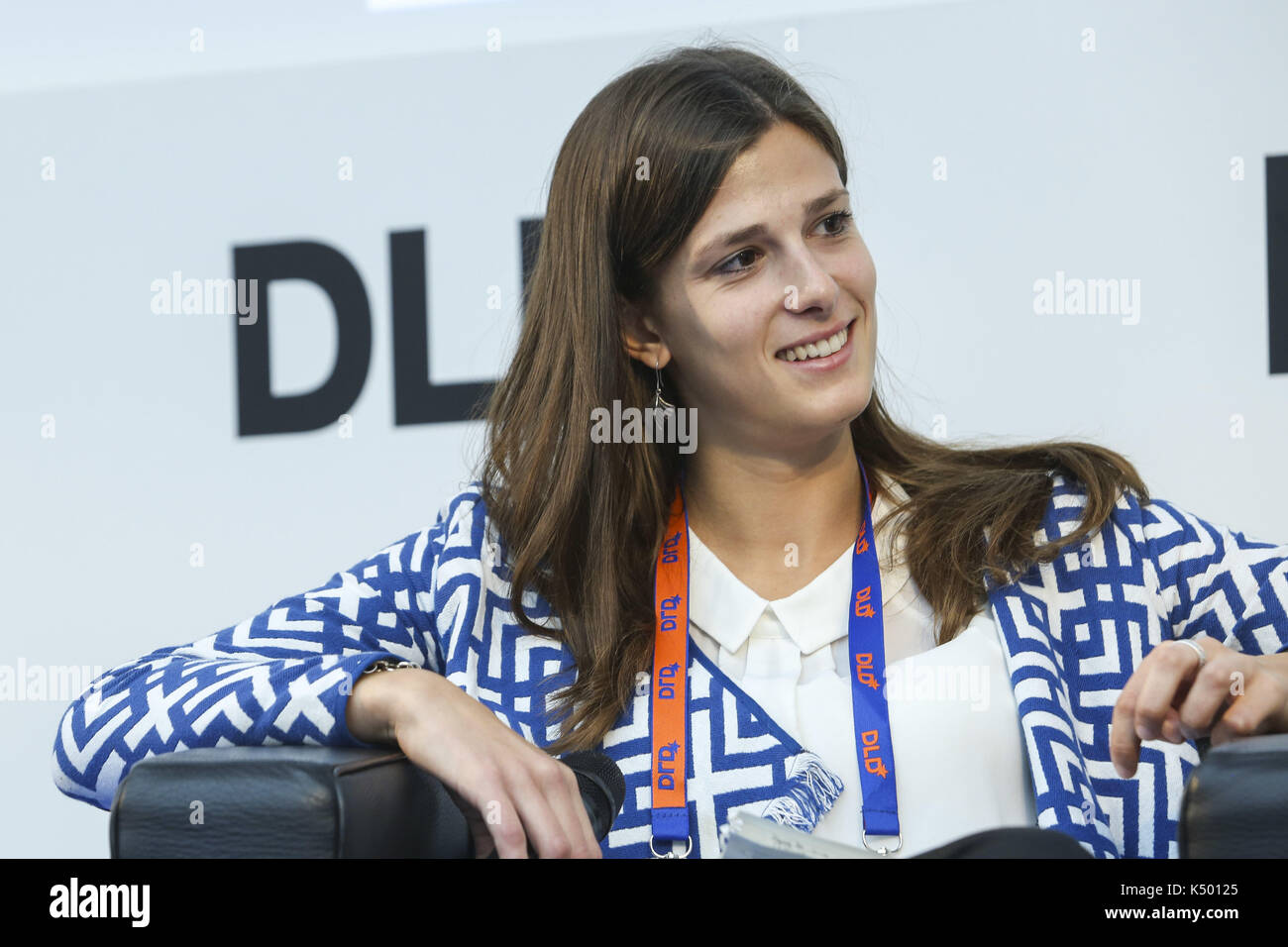 Julia Fioretti Correspondant De L Ue Reuters Dld Europe 17 La Representation De L Etat Libre De Baviere A L Union Europeenne 4 Septembre 17 Presse Libre De Droit C Pablo Garrigos Photo Alliance Pour Dld