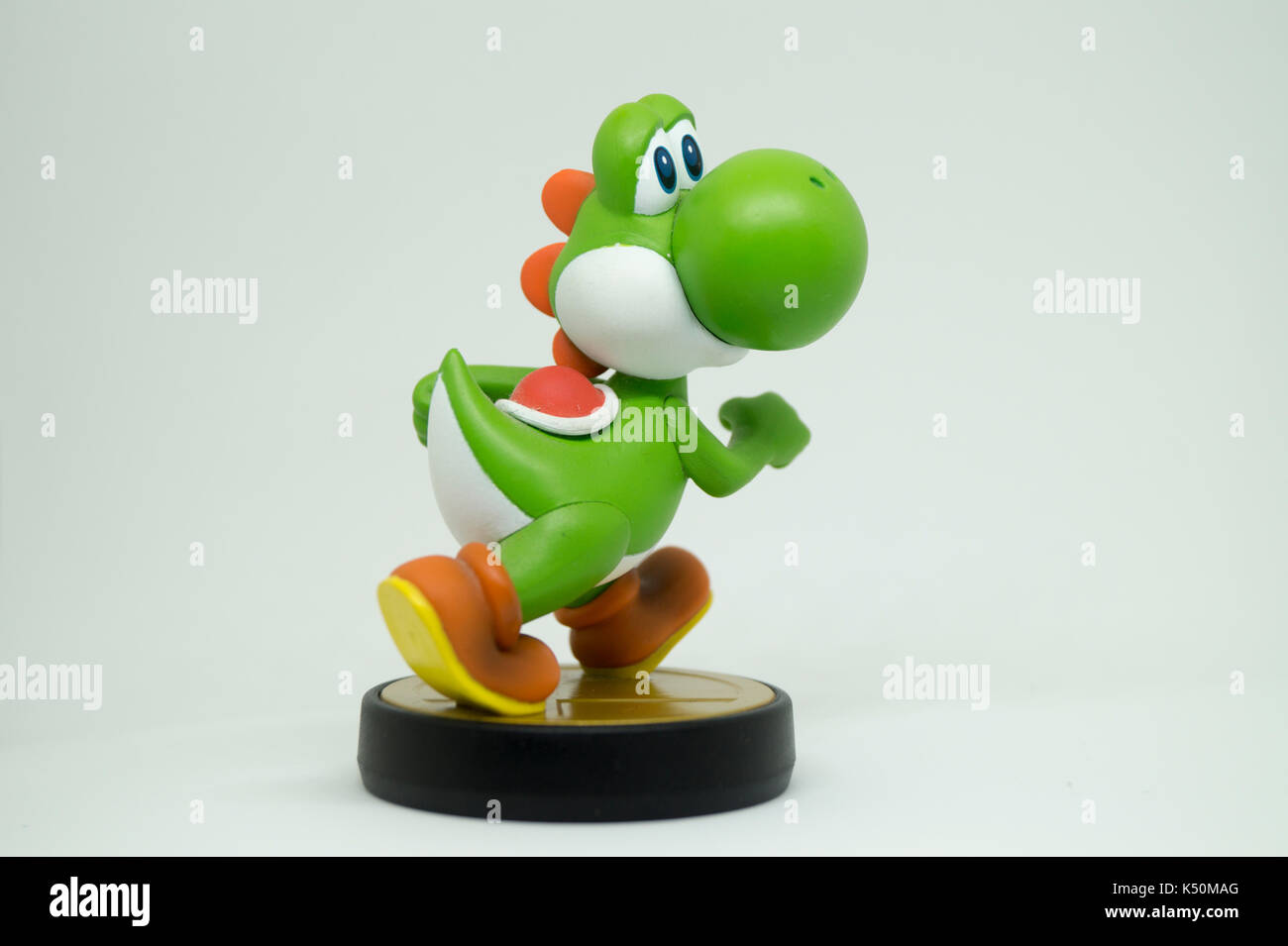 Nintendo super smash bros amiibo collection figure yoshi Banque D'Images