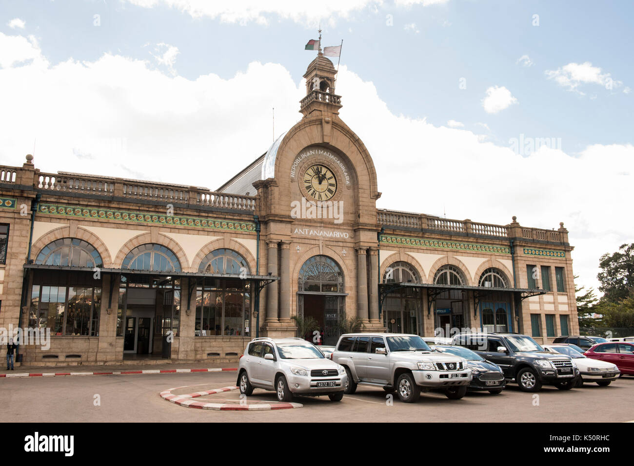 Gare, Antananarivo, Madagascar Banque D'Images