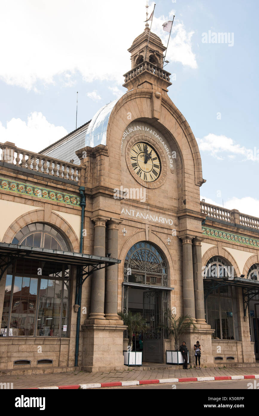 Gare, Antananarivo, Madagascar Banque D'Images