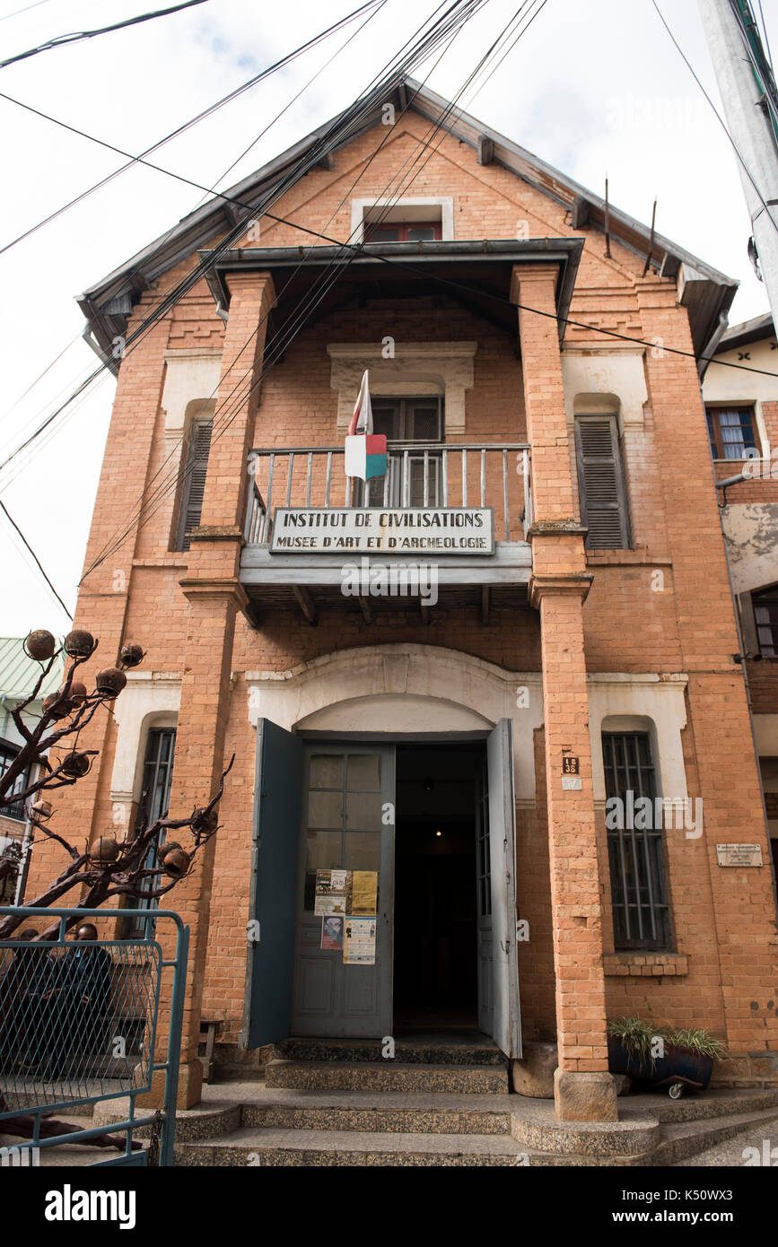 Musée d'art et d'archéologie, Antananarivo, Madagascar Banque D'Images