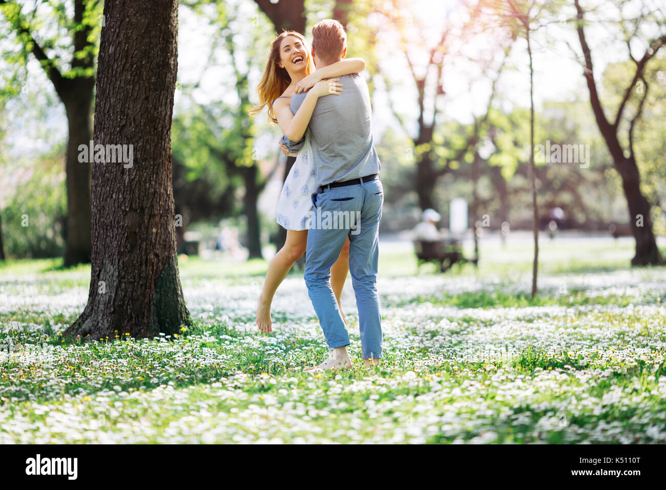 L'amour vrai dans la nature Banque D'Images