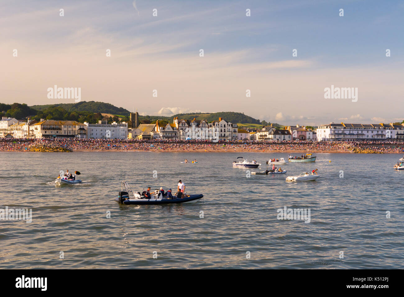 La ville de Sidmouth, Devon, UK Banque D'Images