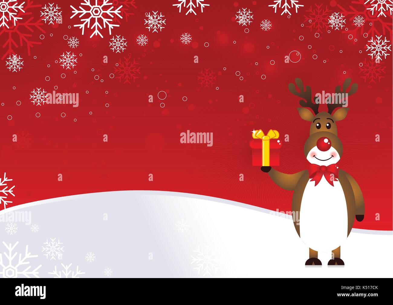 Le renne du Père Noël Illustration de Vecteur Le renne du Père Noël Illustration de Vecteur