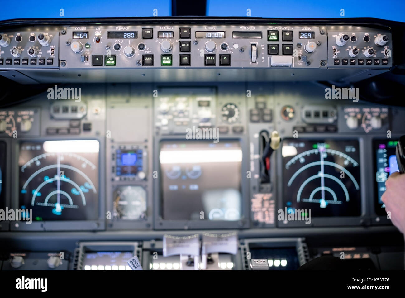 Le tableau de bord avion Banque de photographies et d’images à haute — free download
