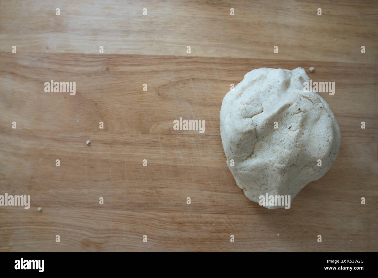 Boules de pâte à base de farine masa harina de tortilla de maïs. Banque D'Images
