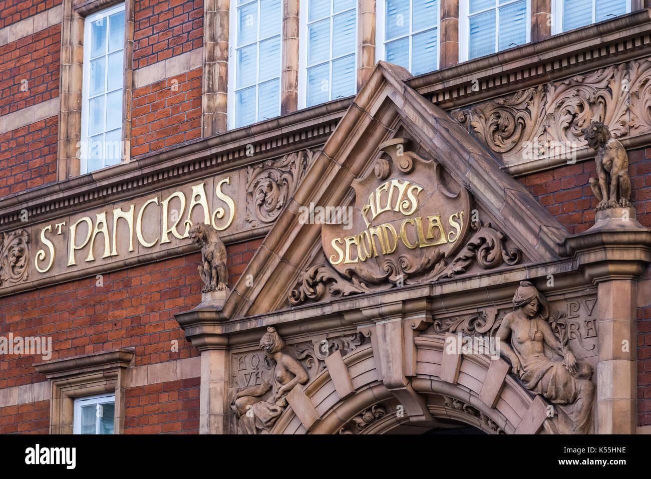 Les bains de St Pancras & Public Hall, le Prince of Wales Road, Kentish Town, Londres, Angleterre, Royaume-Uni Banque D'Images