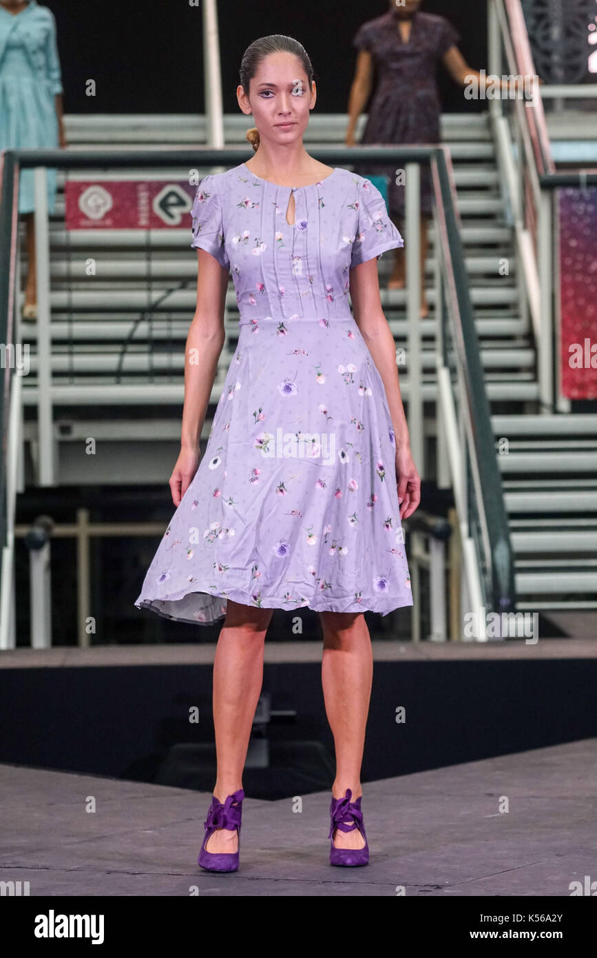 Business Design Centre, Londres, Angleterre, Royaume-Uni. 3 septembre 2017 Exposition 2017. londonedge, moderne, vintages, punk et rock, des bijoux et de la mode sho Banque D'Images
