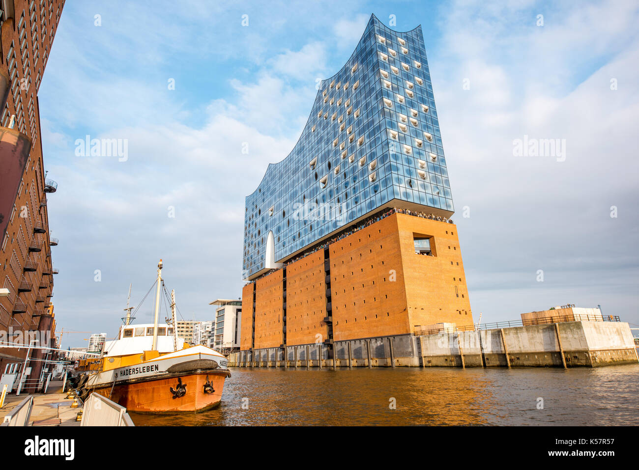 La Philharmonie de l'Elbe à Hambourg Banque D'Images