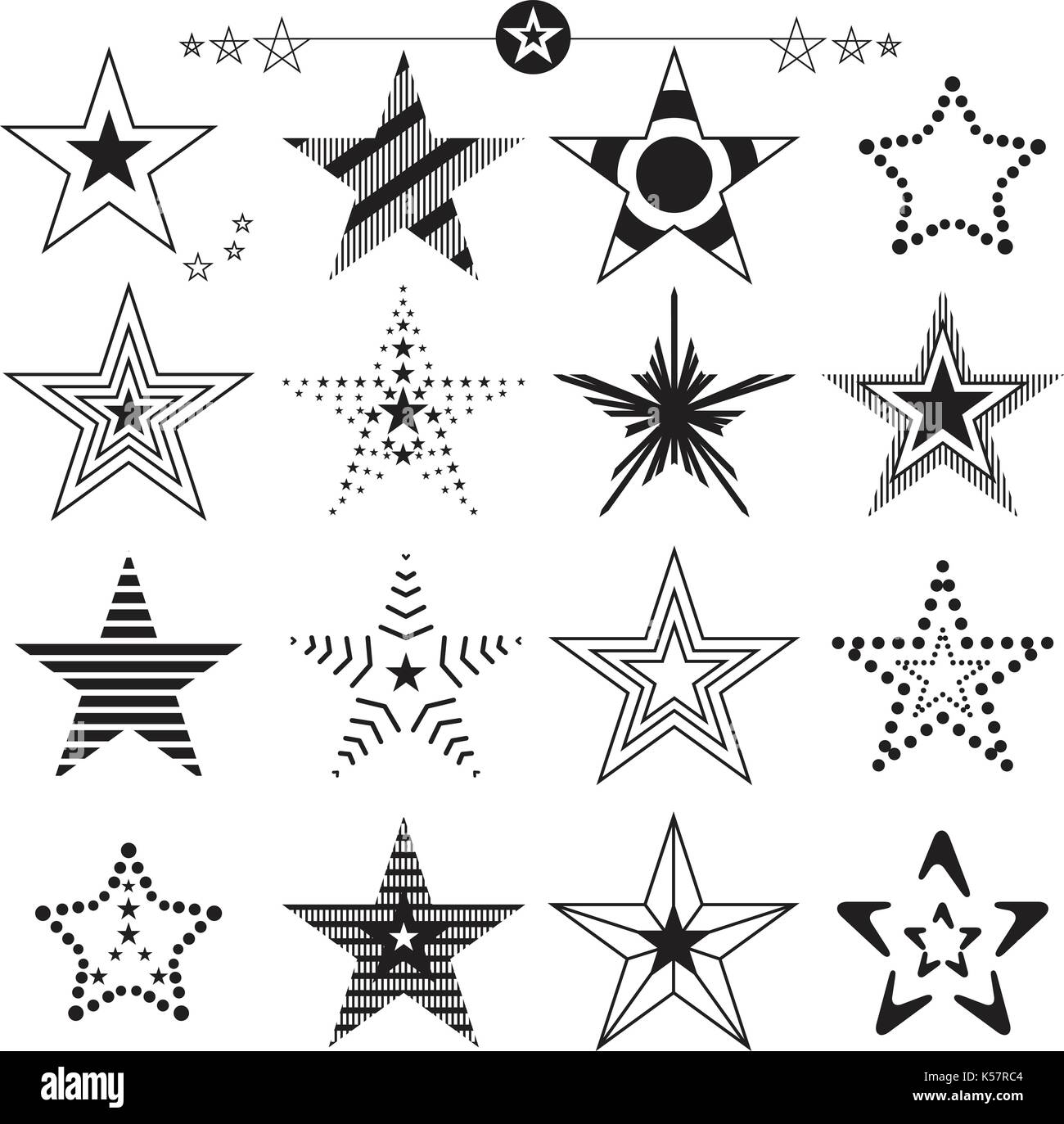 Jeu de stars Illustration de Vecteur Jeu de stars Illustration de Vecteur