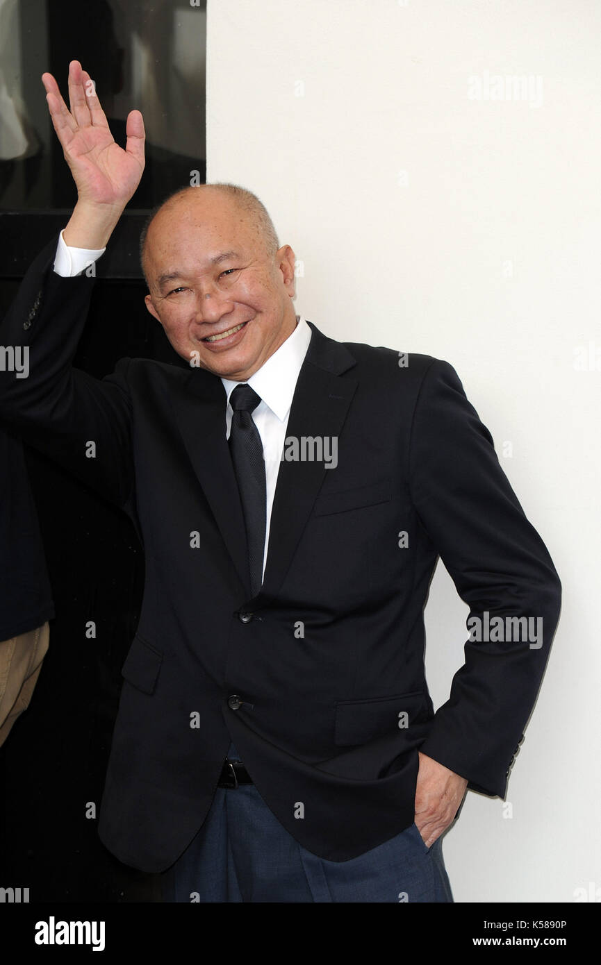 Venise, Italie. 05Th sep 2017. 74e festival du film de Venise, une séance de film 'zhuibu (manhunt) ' Photo : John Woo : crédit photo indépendant srl/Alamy live news Banque D'Images