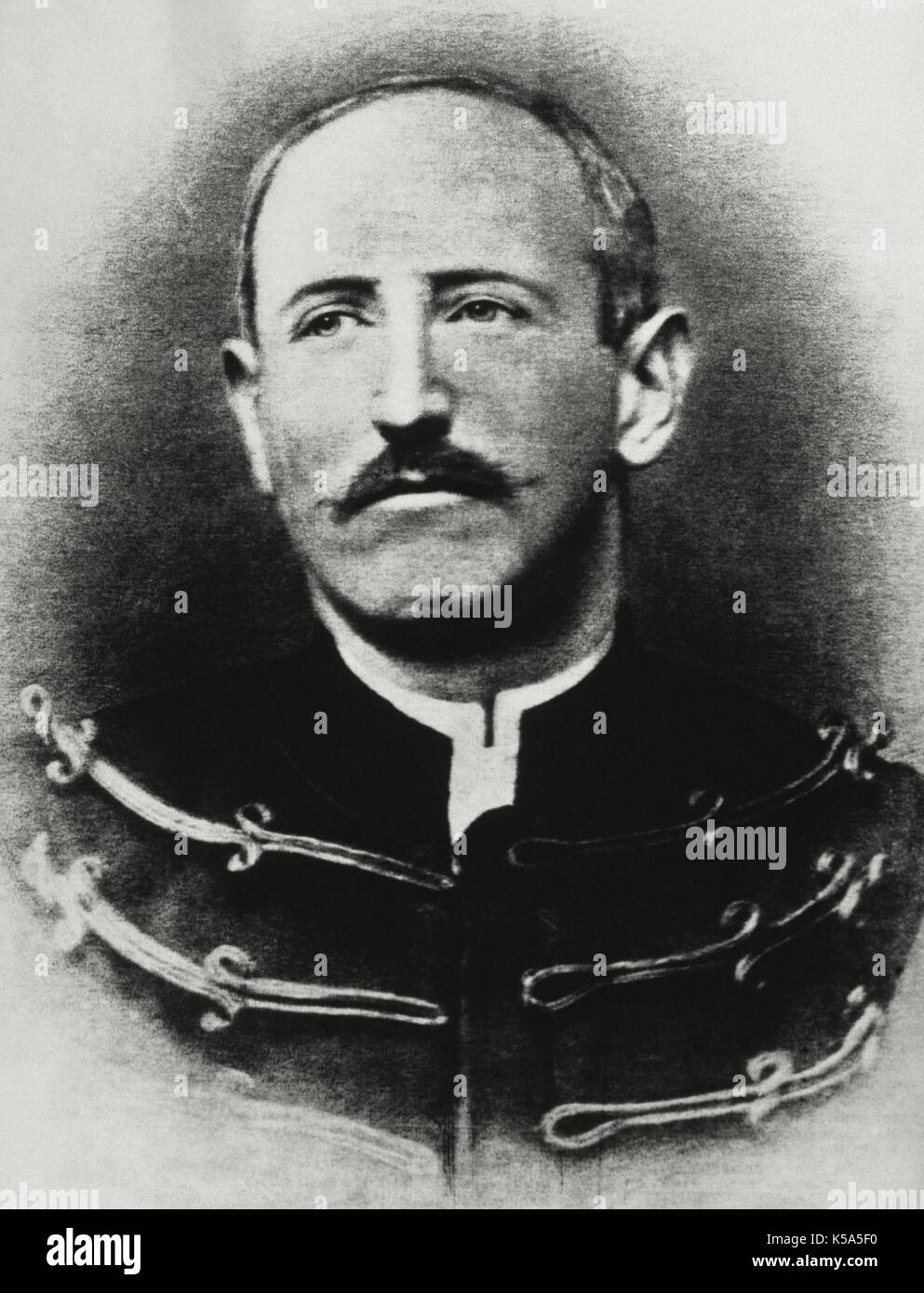Alfred Dreyfus (1859-1935). Militaire français. Photographie prise peu après sa dégradation. Banque D'Images