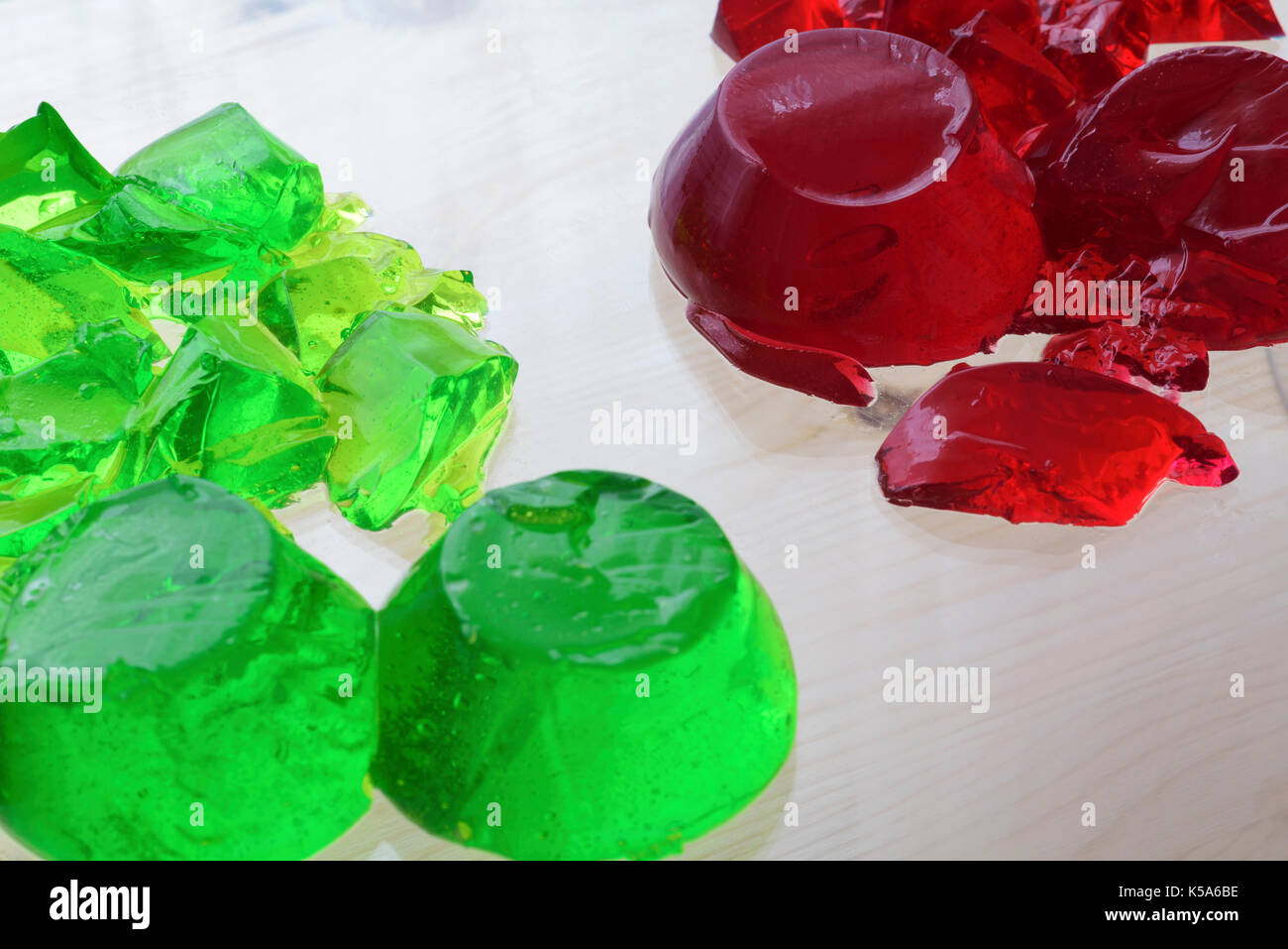 Gelée de couleur Banque D'Images