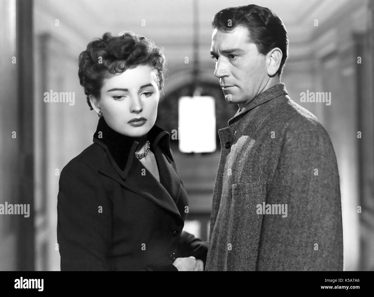 Le FILM SLEEPING CITY 1950 Universal Pictures avec Coleen Gray et Richard Conte Banque D'Images