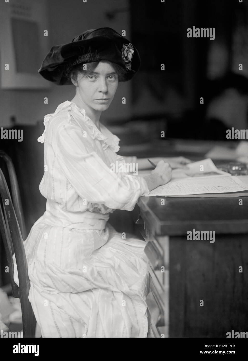 Alice Paul, 1915. Suffragette Banque D'Images