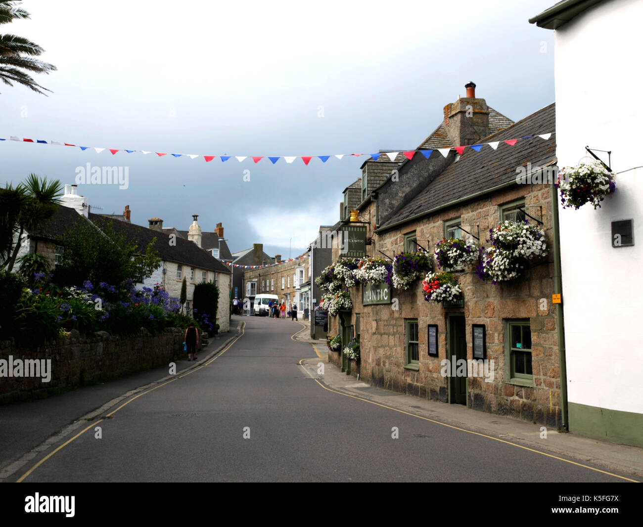 Hugh Town, St Mary, îles Scilly. Banque D'Images