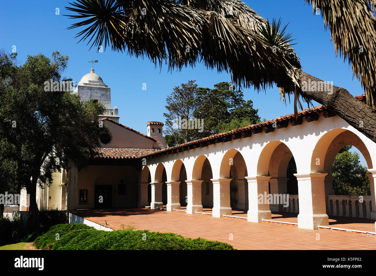 San Diego, USA - juillet 30,2013:casa de estudillo dans la vieille ville historique de San Diego. adobe house et coupole construite en 1827. Banque D'Images