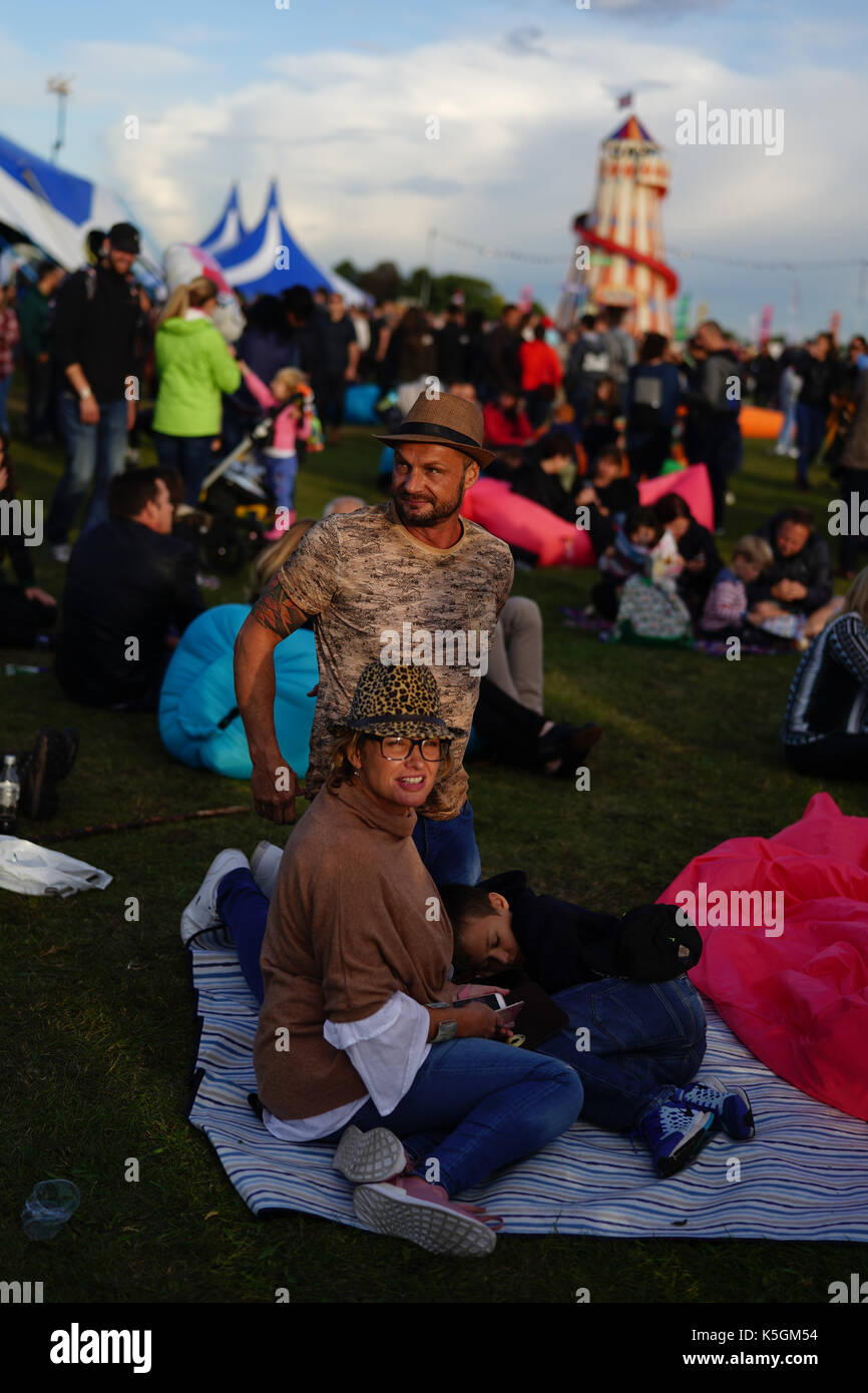 Londres, Royaume-Uni. 9 septembre, 2017. Les festivaliers au festival 2017 onblackheath. photo date : Samedi, 9 septembre, 2017. crédit photo doit se lire : Roger garfield/Alamy live news Banque D'Images