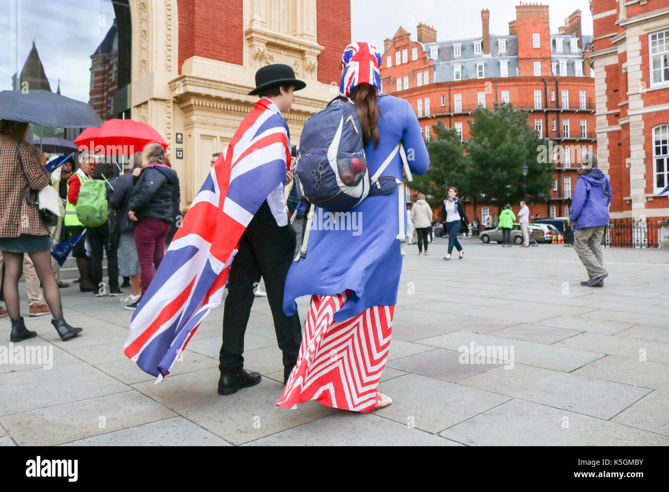 Londres, Royaume-Uni. Sep 9, 2017 pour la file d'attente. prommers last night of the Proms finale au Royal Albert Hall London crédit : amer ghazzal/Alamy live news Banque D'Images