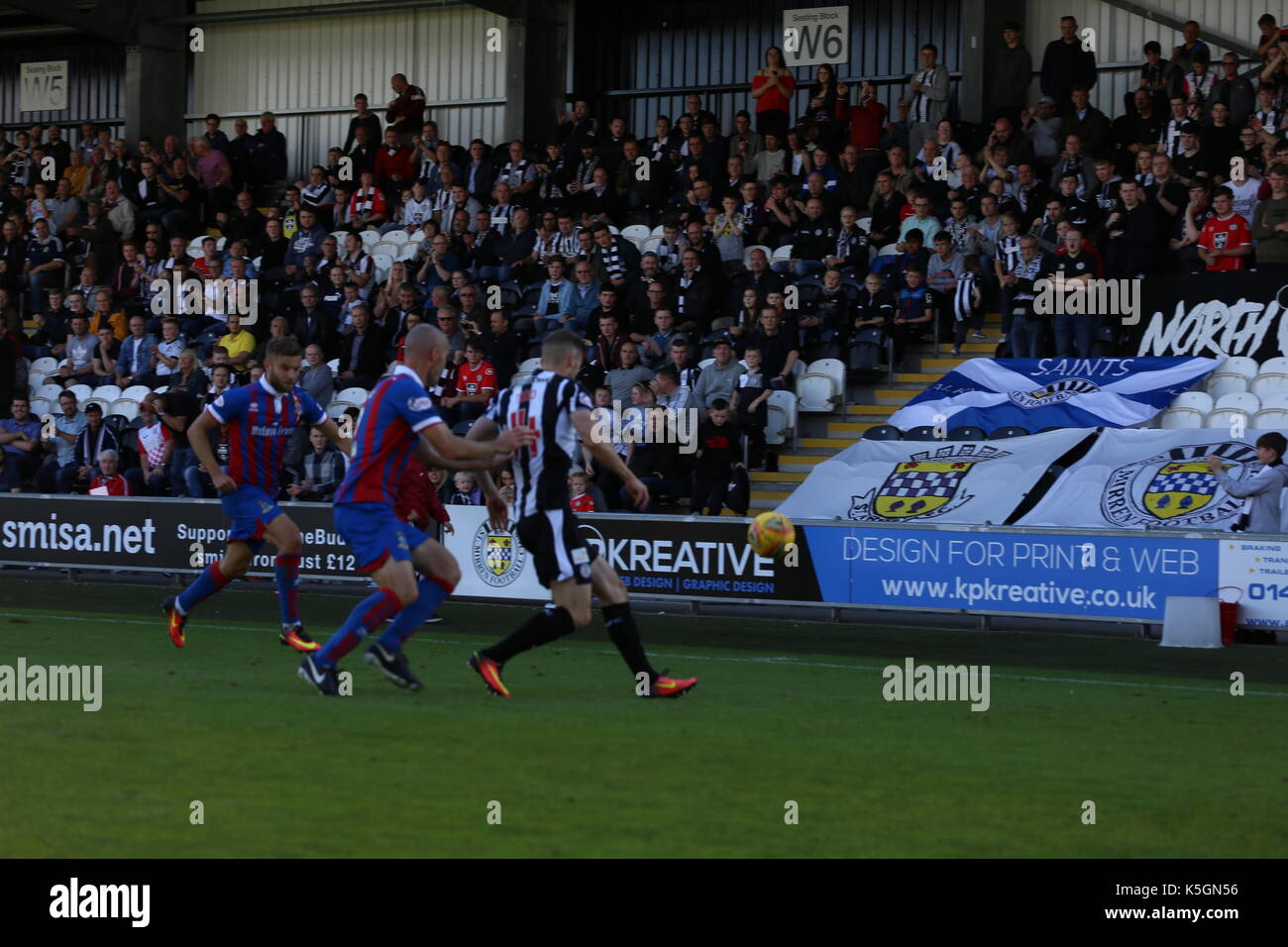 St mirren Vs Inverness Caledonian Thistle à paisley2021 stadium Samedi 9 Septembre Banque D'Images