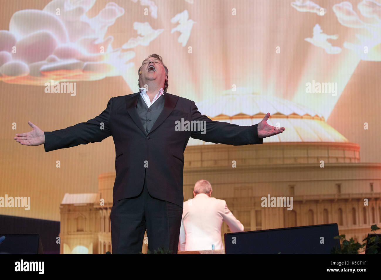 Londres, Angleterre. 9 septembre 2017, sir Bryn Terfel effectue pendant les proms in the park 2017 à Hyde Park le 9 septembre 2017, Londres. Angleterre.© Jason Richardson / alamy live news Banque D'Images