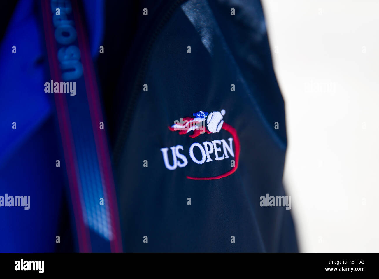 Détails de l'US Open de tennis à New York, USA. En 2017 elle a eu lieu entre le 22 août et le 10 septembre. Banque D'Images