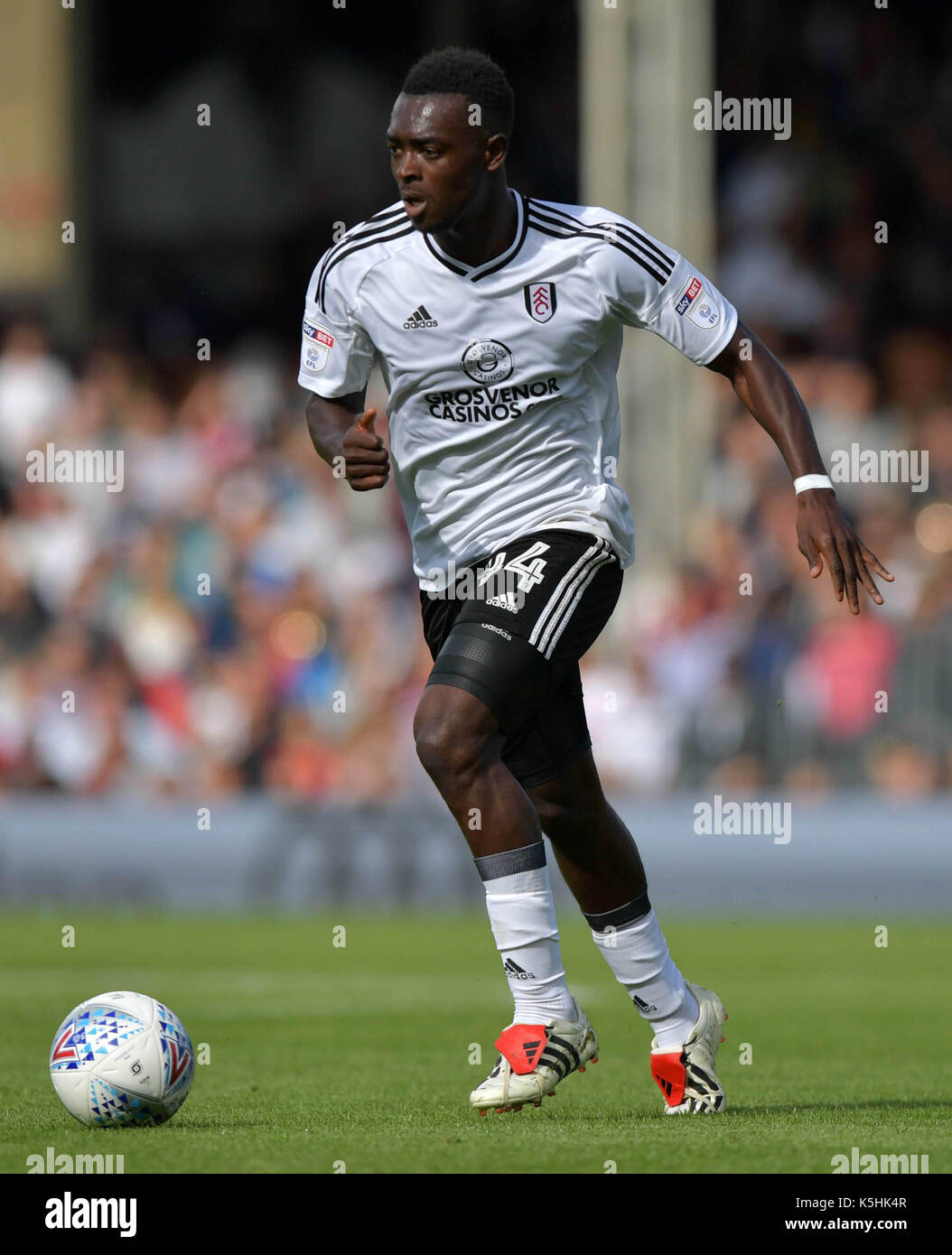 Le Fulham ibrahima ciss pendant le match de championnat sky bet