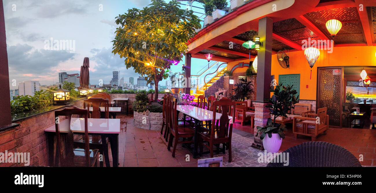 Ho chi minh ville de jour après-midi vietnam Banque D'Images