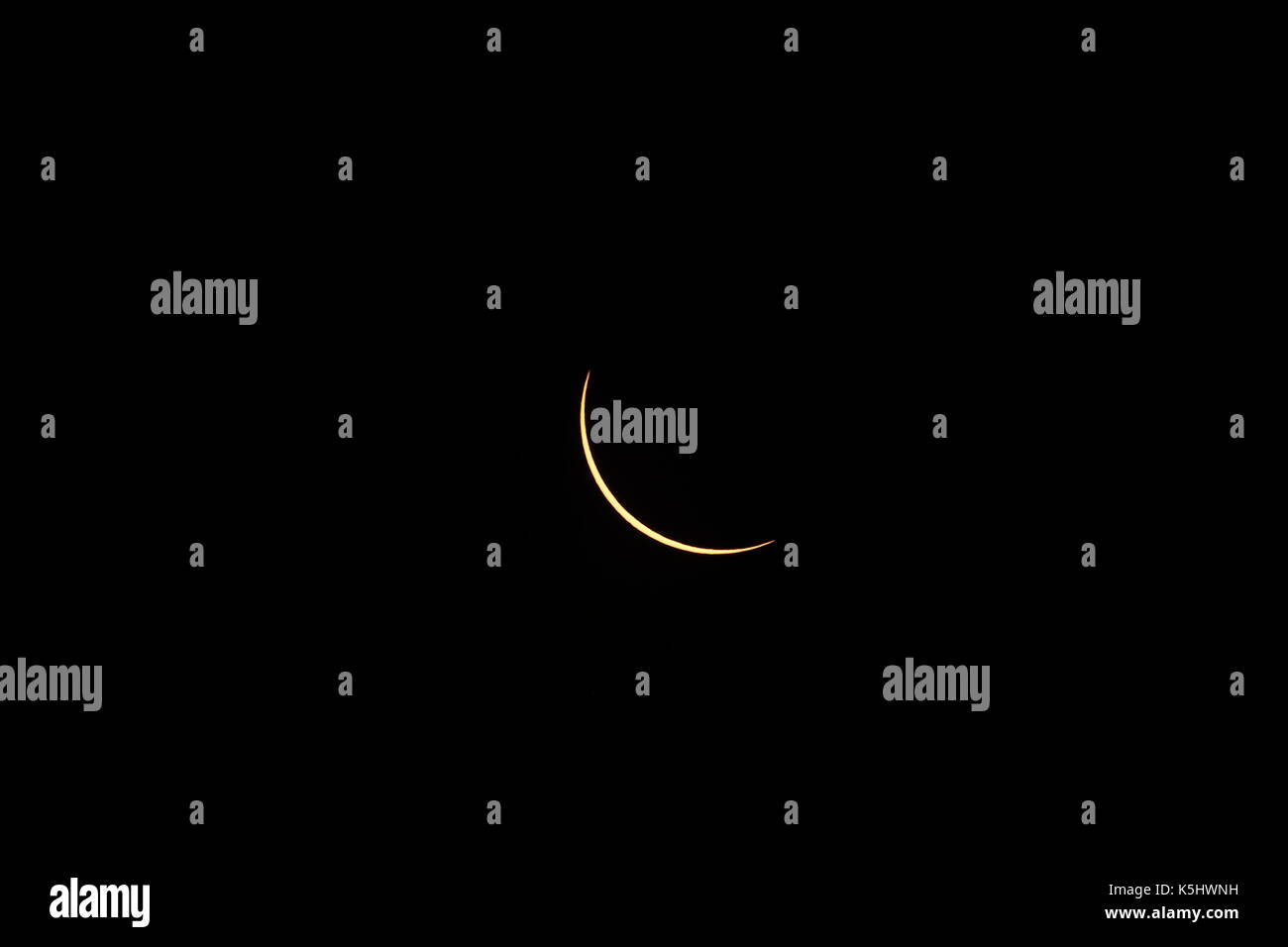 Sun eclipse 21 août 2017 kimberly Oregon, É. Banque D'Images