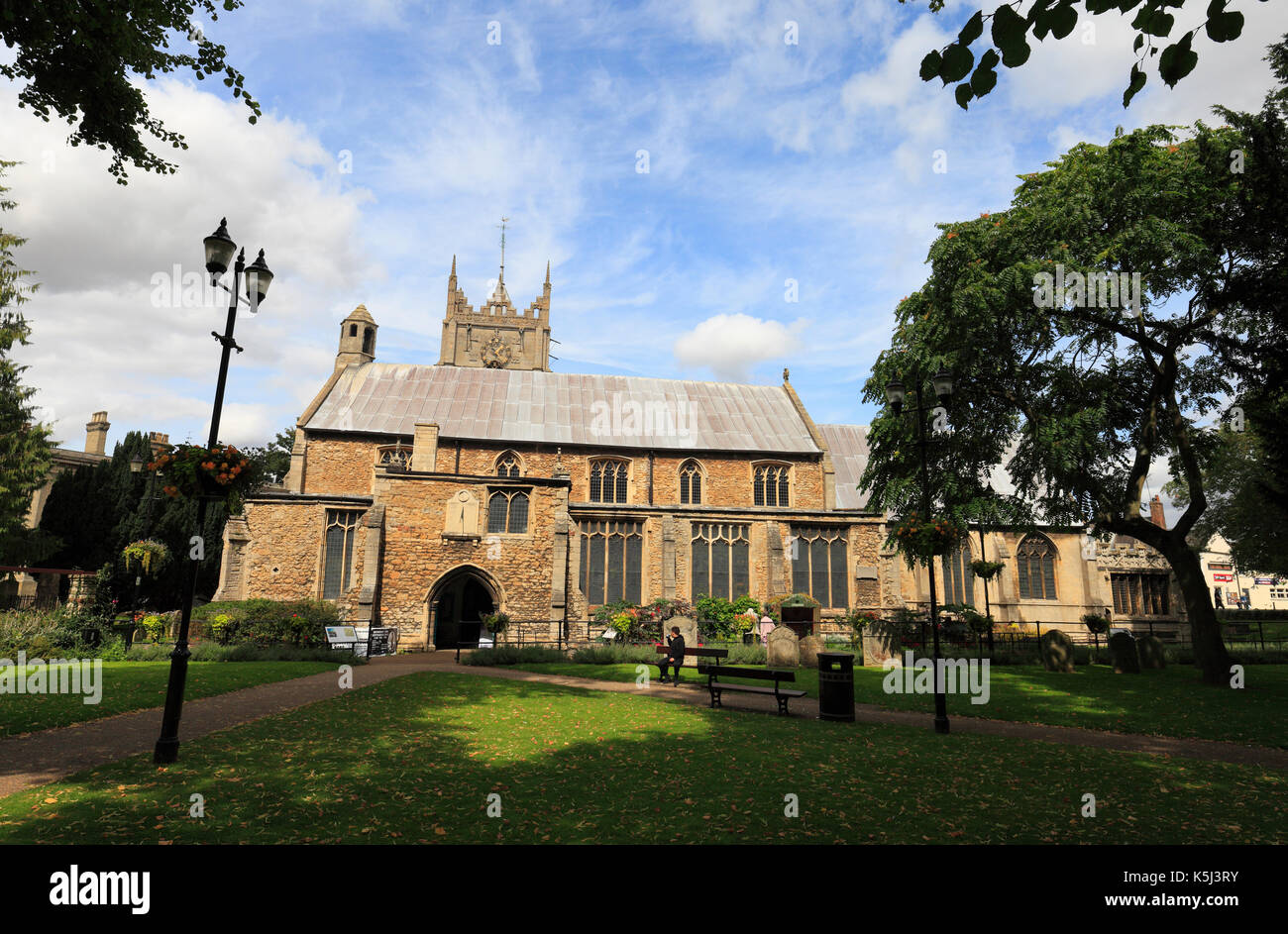 L'église de Saint Pierre et Saint Paul Wisbech, England, UK. Banque D'Images