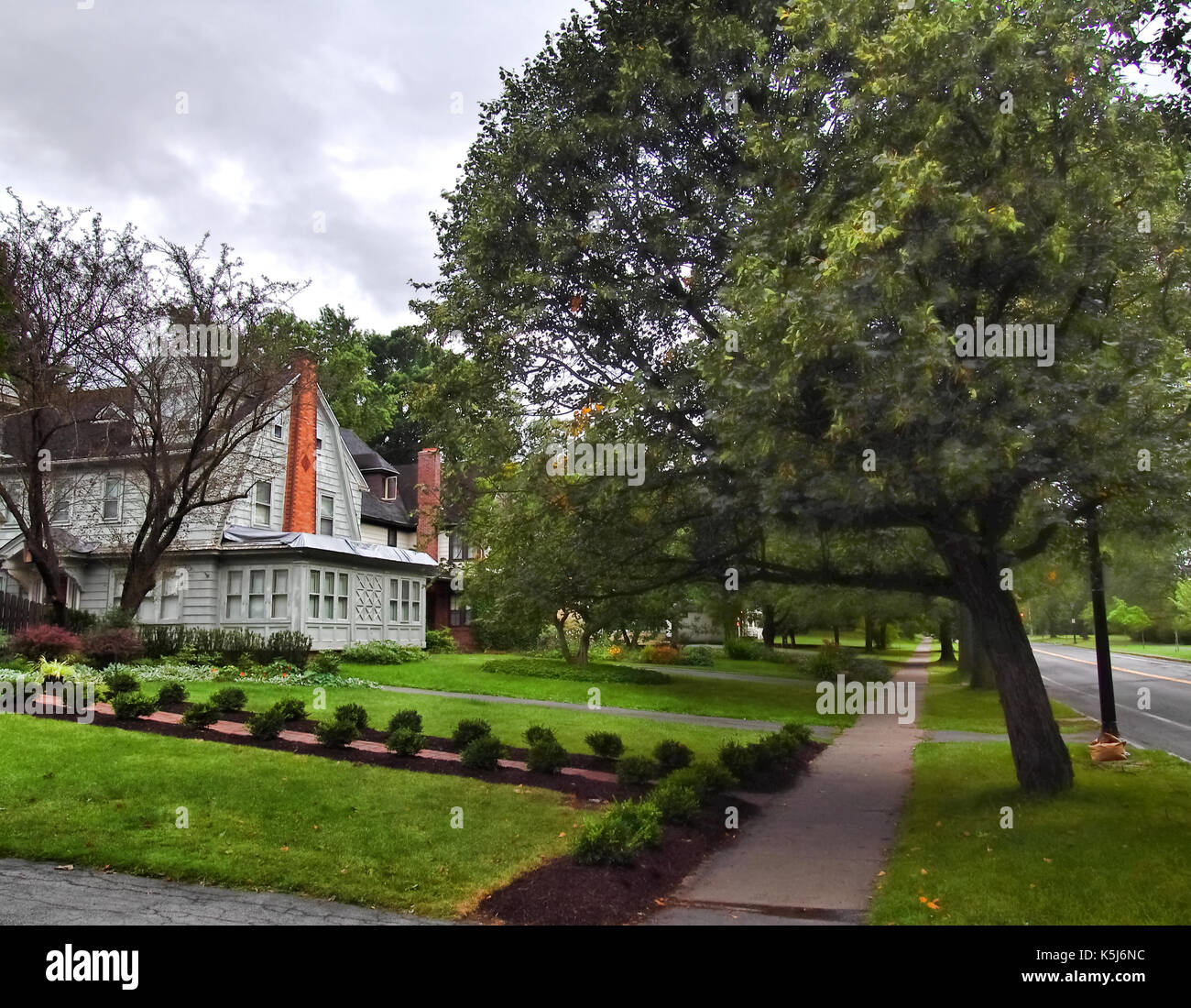 Banlieue de Syracuse, New York Banque D'Images