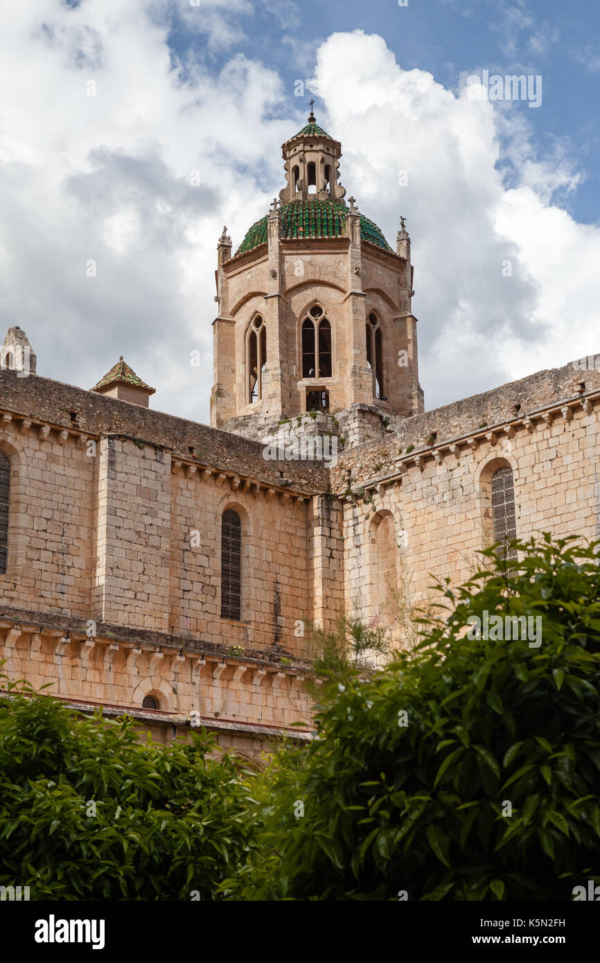 Monastère de Santes Creus en Catalogne Banque D'Images