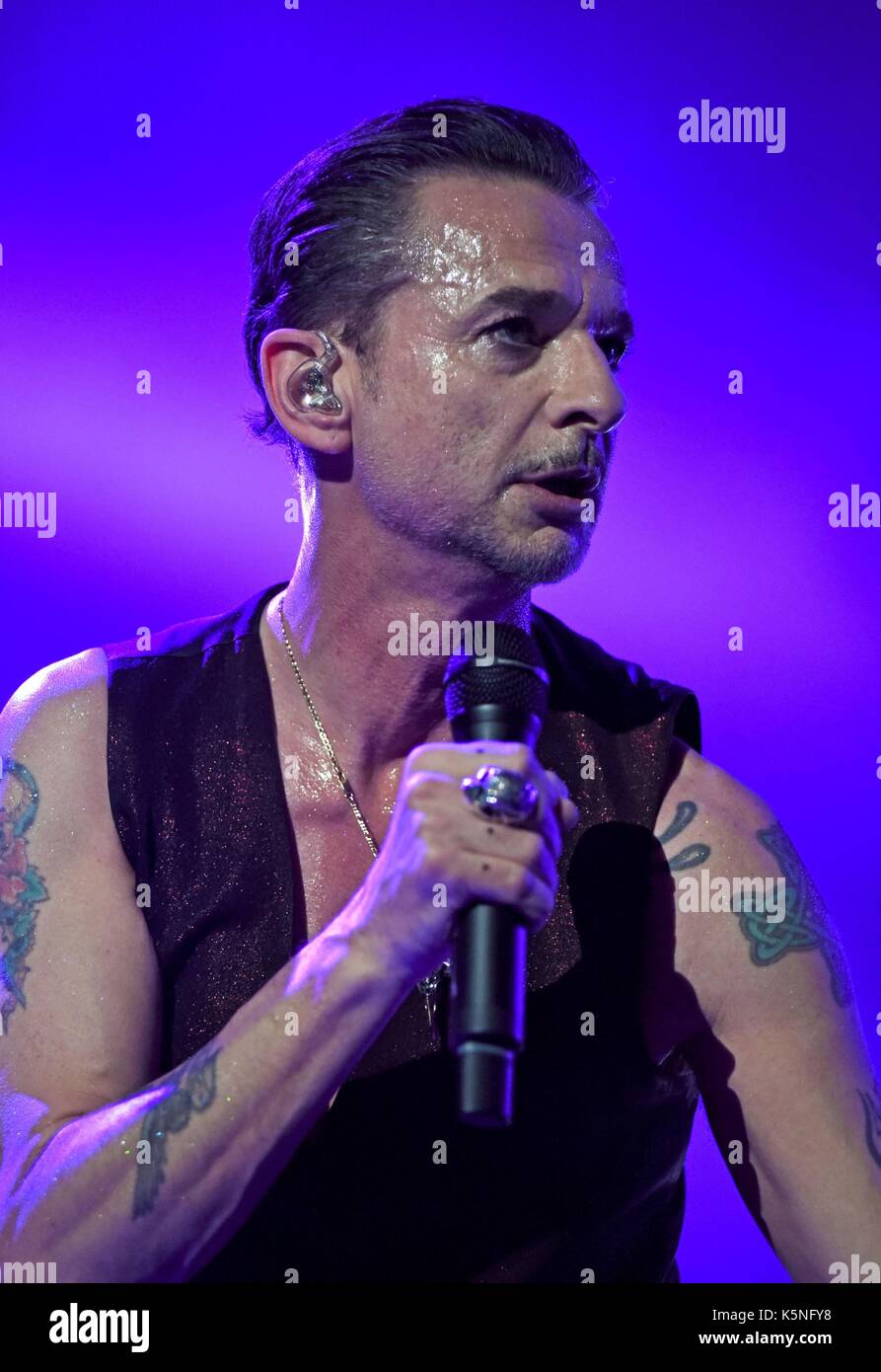 New York, NY, USA. Sep 9, 2017. En présence de dave gahan Depeche mode Tour mondial 2017 spirit, Madison Square Garden, New York, NY Le 9 septembre 2017. crédit : Derek storm/everett collection/Alamy live news Banque D'Images