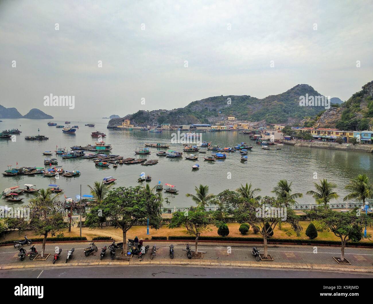 La baie d'Halong, Vietnam Banque D'Images