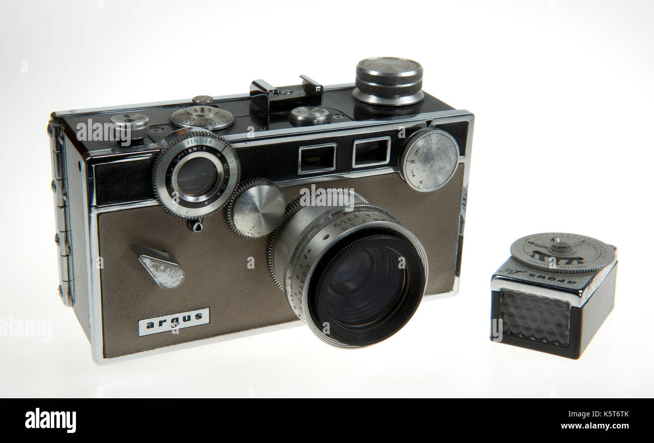 Argus C3 Matchmatic 35mm Rangefinder camera - made in USA par Argus INC.  entre 1958 et 1966 mètres avec le sélénium Photo Stock - Alamy