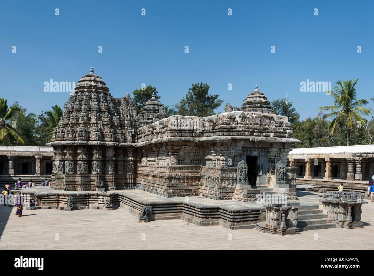 Chennakesava temple ou temple keshava, somanathapura ou somnathpur, Karnataka, Inde Banque D'Images