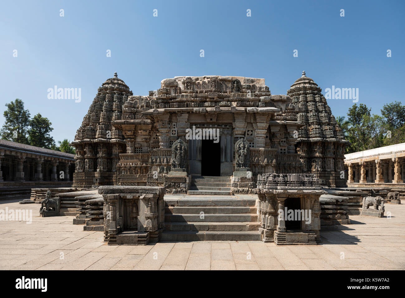Chennakesava temple ou temple keshava, somanathapura ou somnathpur, Karnataka, Inde Banque D'Images