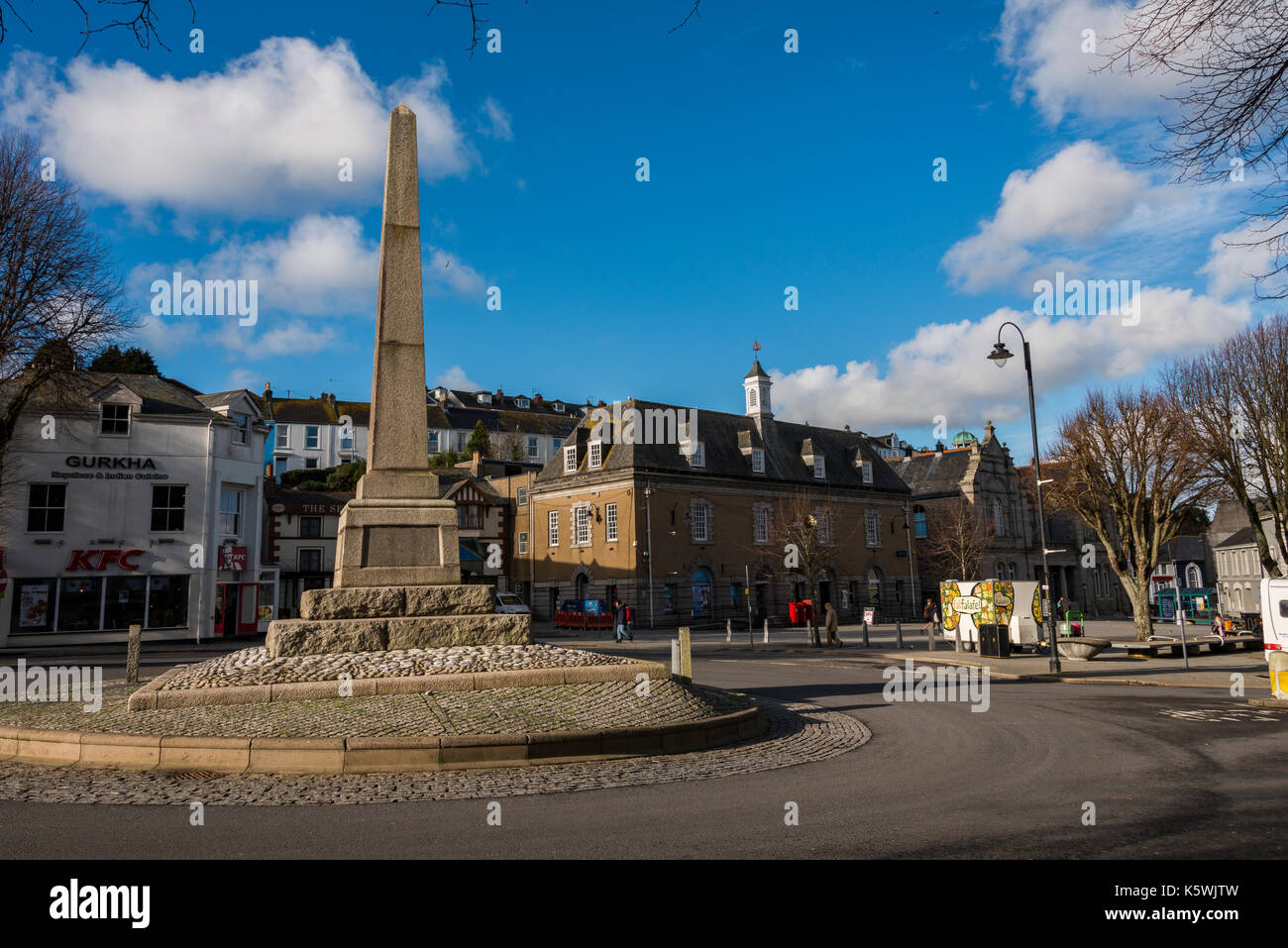 La ville de Falmouth, Cornwall, United Kingdom Banque D'Images