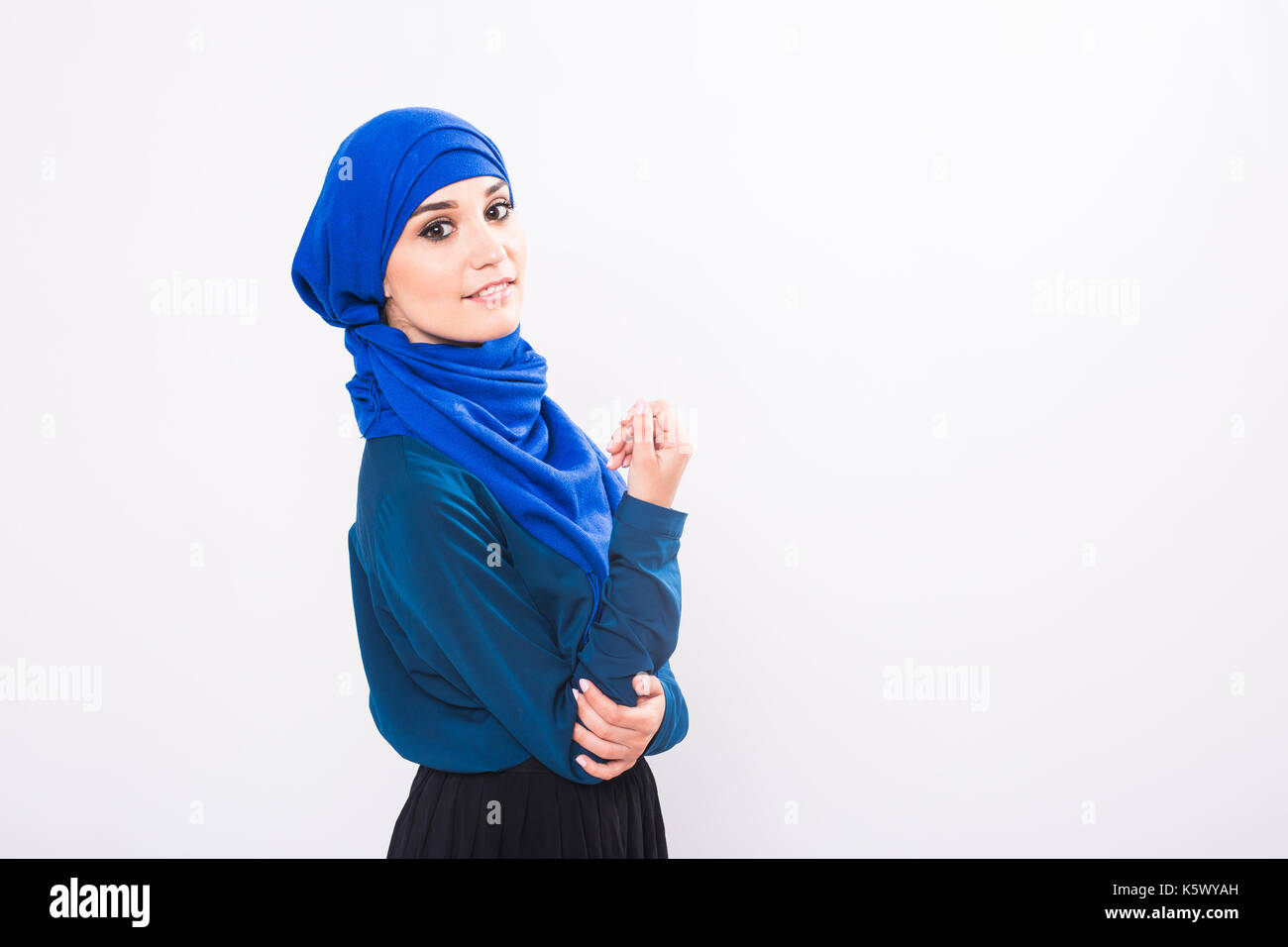 Muslim lady wearing niqab Banque de photographies et d'images à haute  résolution - Alamy