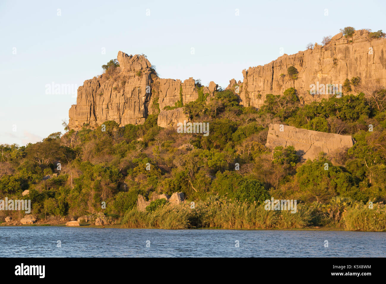 Massif des Tsingy de l'Ankarana, Madagascar Banque D'Images