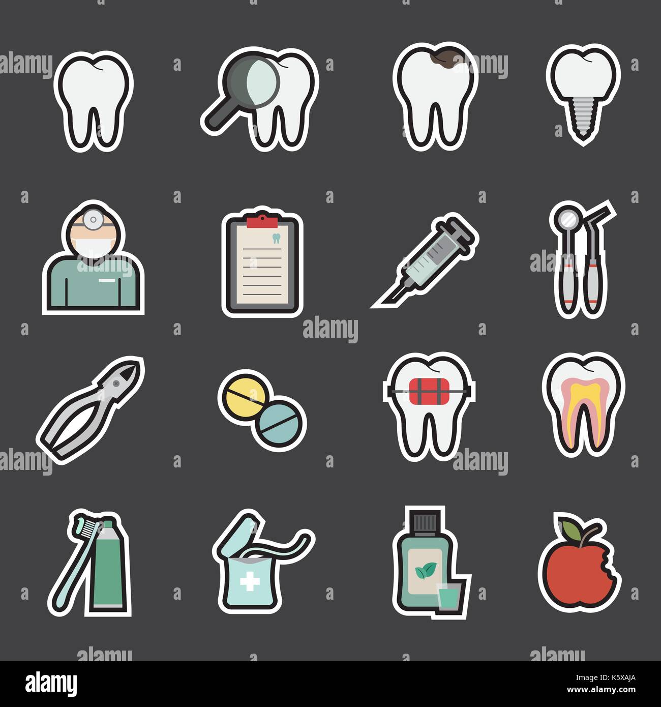 Dentiste drill Banque d'images vectorielles Alamy