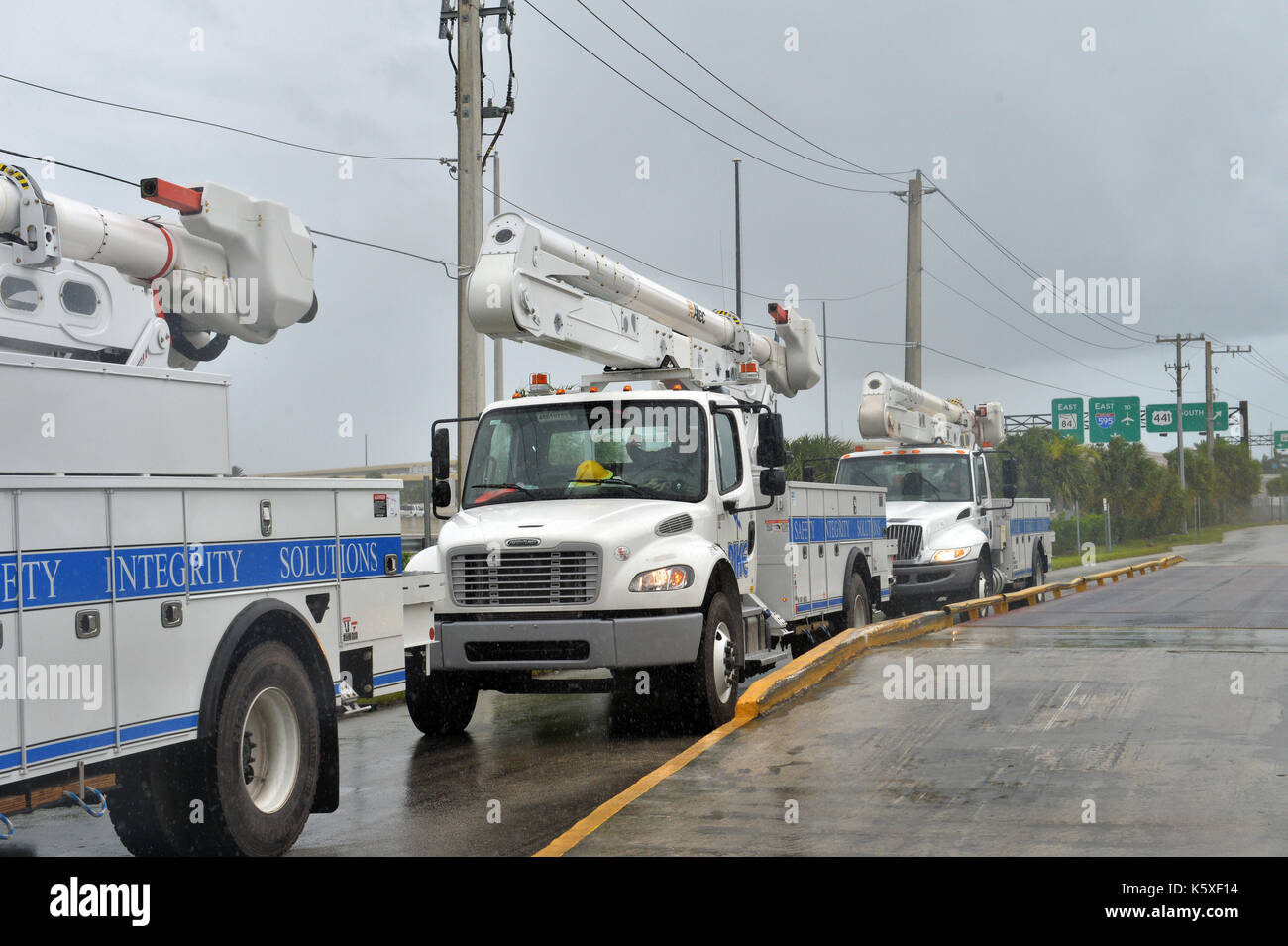 Fort Lauderdale, Floride, États-Unis. 10 septembre 2017. Effets De L'Ouragan Irma De Catégorie 5 Extrême Le 10 Septembre 2017 À Fort Lauderdale, En Floride Crédit : Mpi122/Media Punch/Alay Live News Banque D'Images