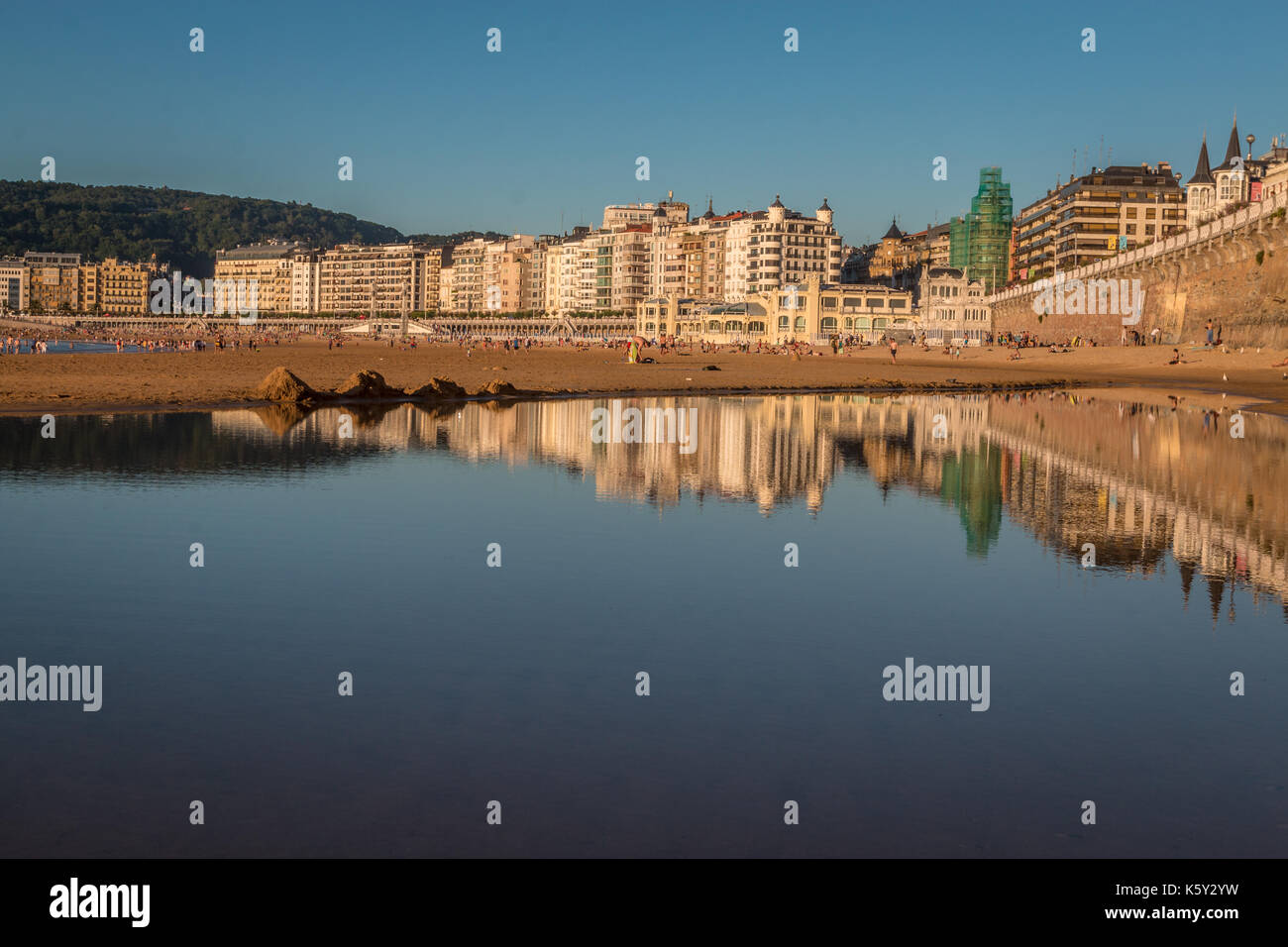 San Sebastian en Espagne basque Banque D'Images