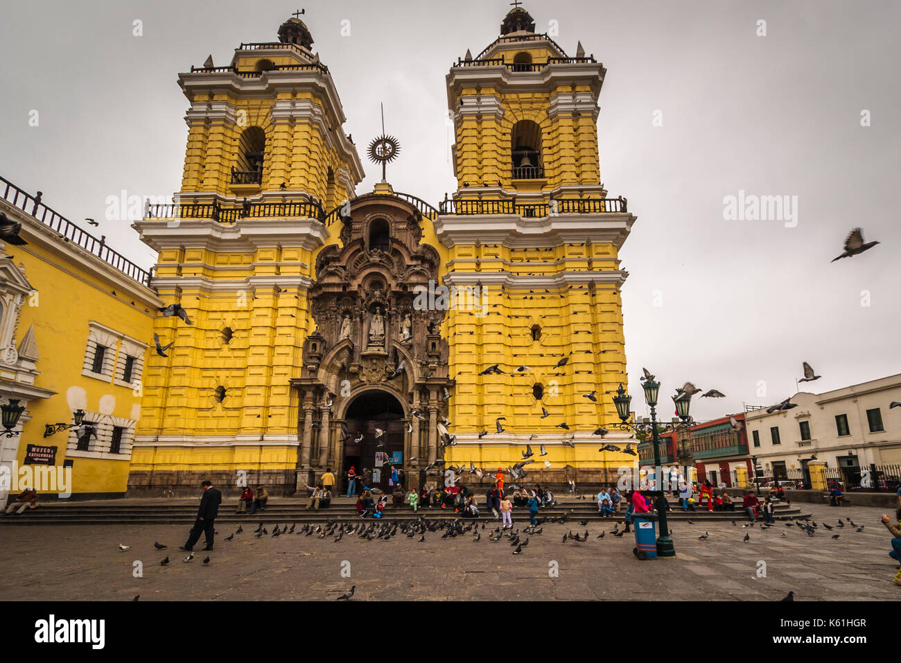 Monastère de San Francisco, Lima, Pérou Banque D'Images