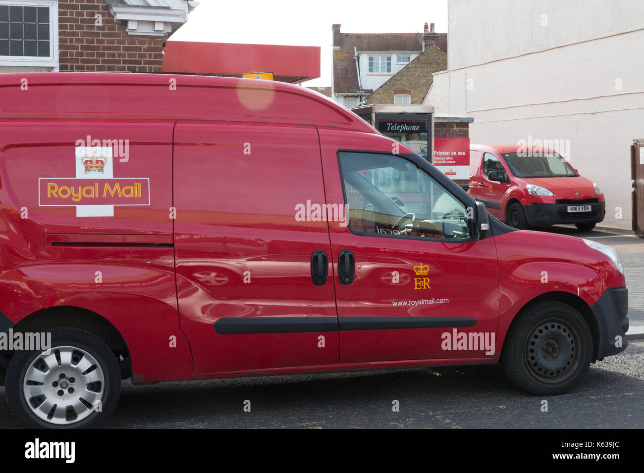 Royal mail Delivery Van, Frinton-on-Sea, Essex, Royaume-Uni Banque D'Images
