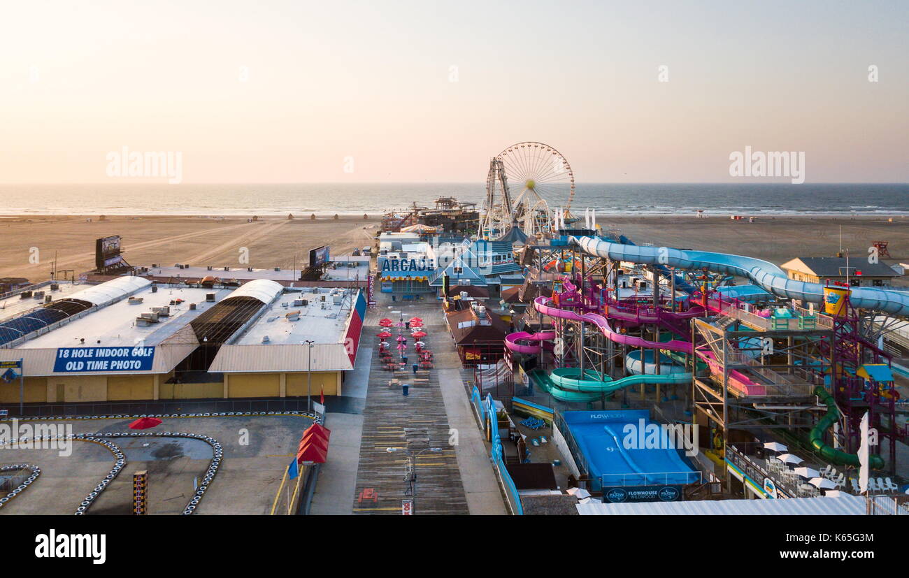 Wildwood New Jersey Usa 5 Septembre 2017 Vue Aérienne