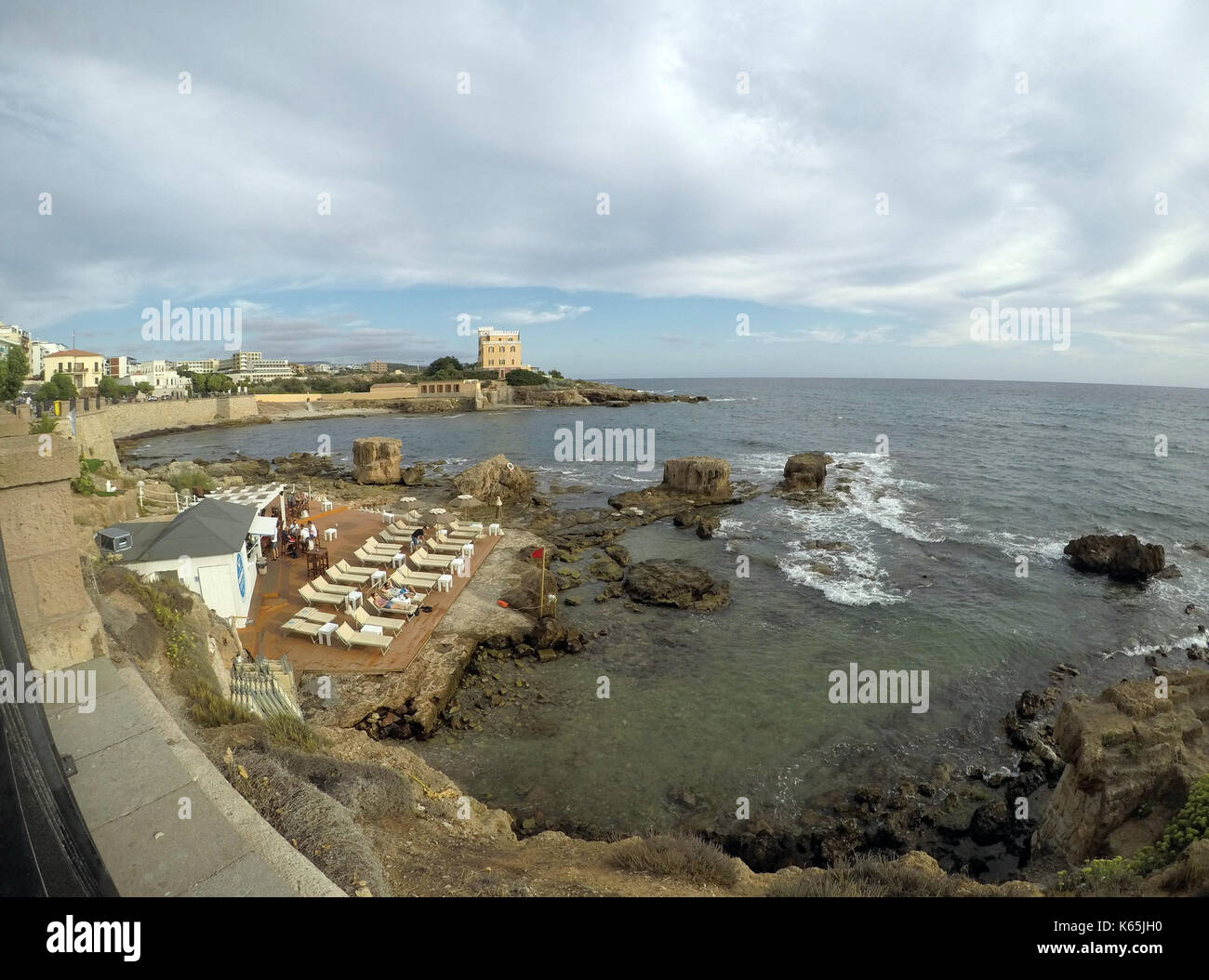 Alghero, Sardaigne.Villa Las Tronas hotel (*****) Banque D'Images