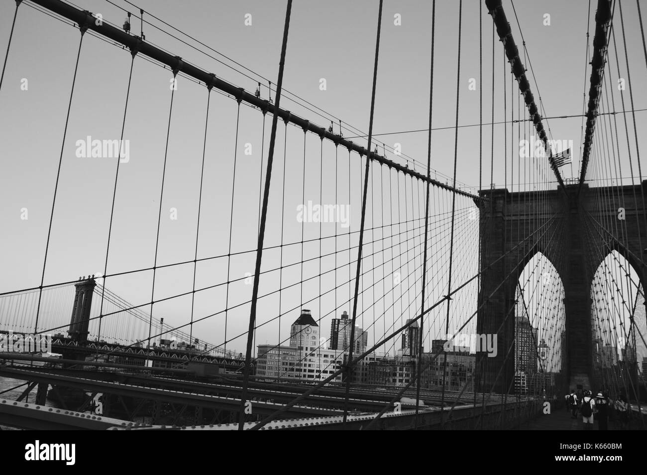 pont de Brooklyn Banque D'Images
