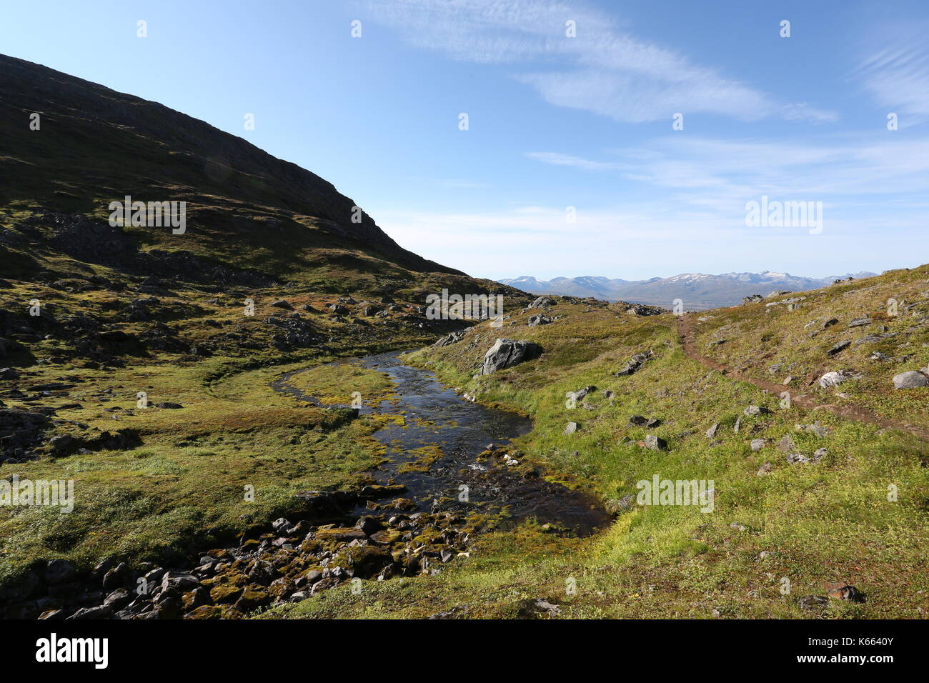 Petit ruisseau dans le Highland Banque D'Images