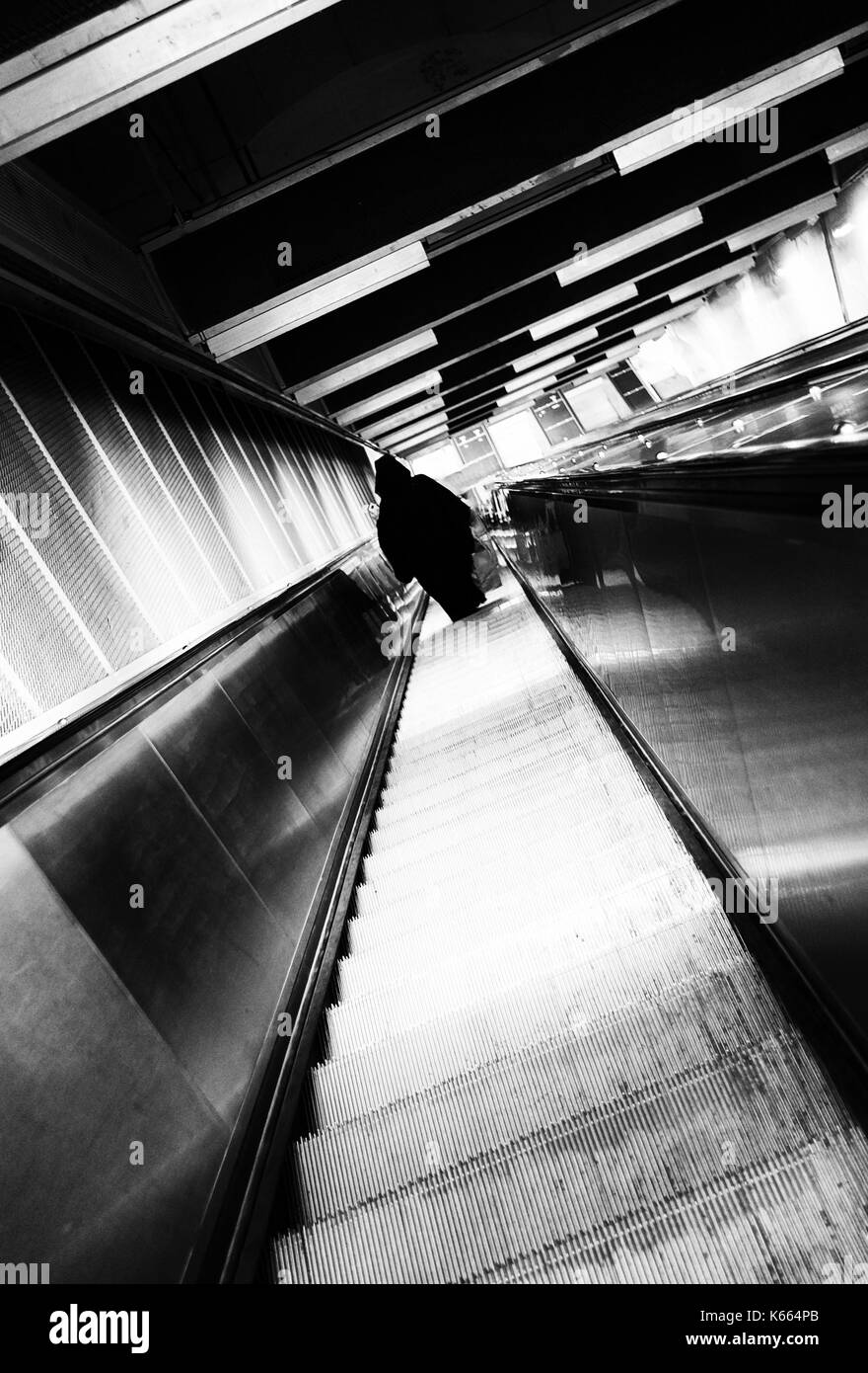 dans le métro Banque D'Images